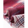 imageAllegra K Womens Plaid Shirt Long Sleeve Button Down Flannel Shirts Western Casual Work TopsDark Red