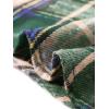 imageAllegra K Womens Plaid Shirt Long Sleeve Button Down Flannel Shirts Western Casual Work TopsGreen