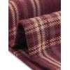 imageAllegra K Womens Plaid Suspender Skirts Vintage Tartan High Waist ALine Midi Overall SkirtDark Red