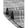 imageAllegra K Womens Plaid Suspender Skirts Vintage Tartan High Waist ALine Midi Overall SkirtGrey
