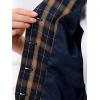 imageAllegra K Womens Plaid Waistcoat Notched Lapel Collar Single Breasted Vintage VestBlue Orange