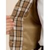 imageAllegra K Womens Plaid Waistcoat Notched Lapel Collar Single Breasted Vintage VestYellow