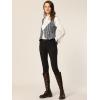 imageAllegra K Womens Suit Vest Plaid Steampunk Vintage 1950s Double Breasted WaistcoatBlack