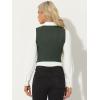 imageAllegra K Womens Suit Vest Plaid Steampunk Vintage 1950s Double Breasted WaistcoatGreen