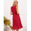 imageAllegra K Womens Summer Dresses 2025 Wrap Ruffle High Low Hem Round Neck Keyhole Back Sleeveless Floral DressRed