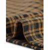 imageAllegra K Work Dress for Women Short Sleeve Vintage Houndstooth Above The Knee DressBrown