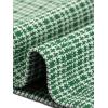 imageAllegra K Work Dress for Women Short Sleeve Vintage Houndstooth Above The Knee DressGreen