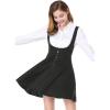 imageAllegra K Womens Cottagecore Dress Spaghetti Strap Pinafore Dresses for WomenBlack