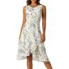 Beige-blue Floral Beige-blue Floral