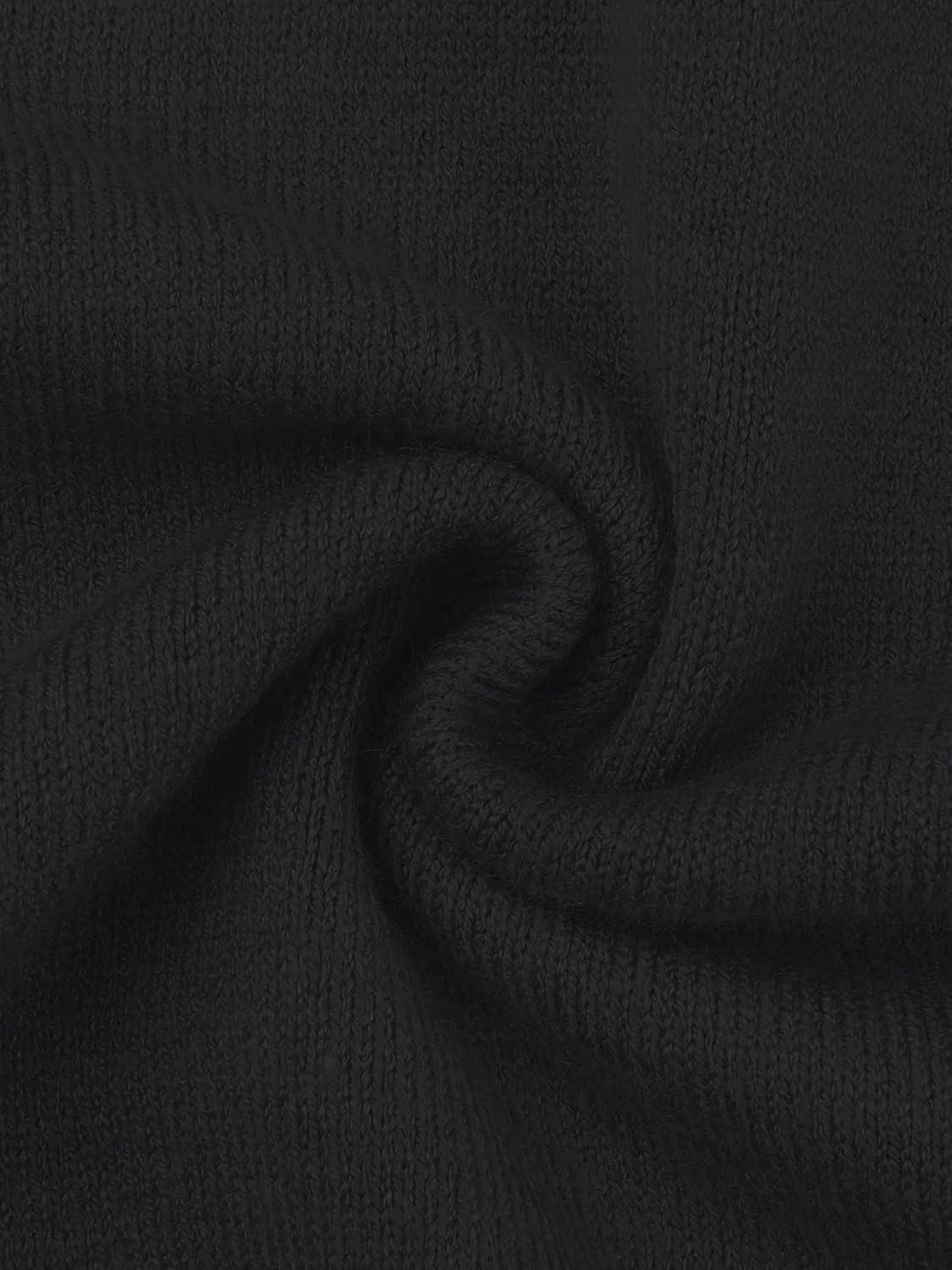 imageAllegra K Sweater Tops for Women Puff Short Sleeve V Neck Trendy Business Casual Summer t Shirt BlousesBlack
