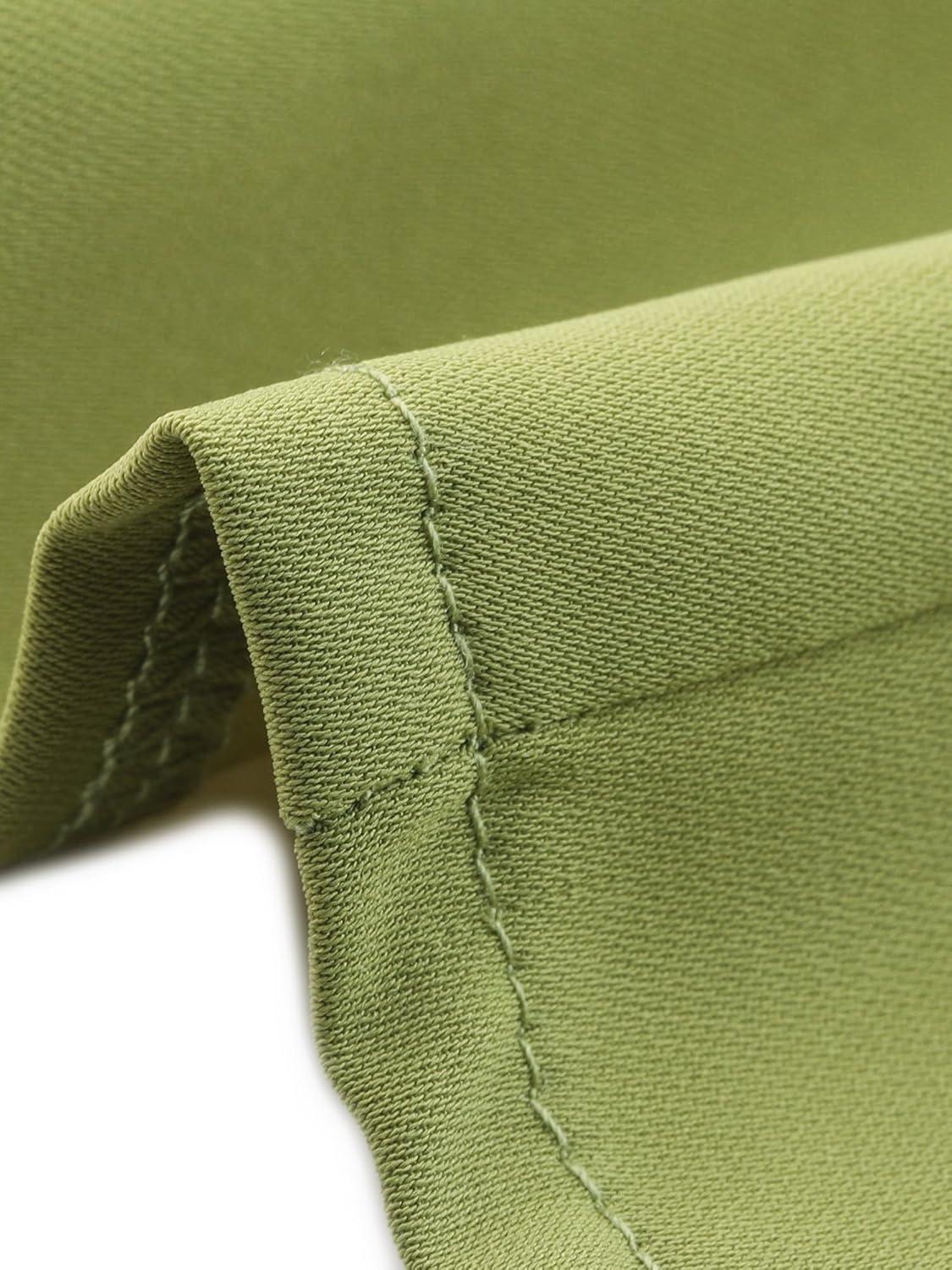 imageAllegra K Womens Peter Pan Collar Blouse Business Casual Long Sleeve Button Down Work ShirtOlive Green