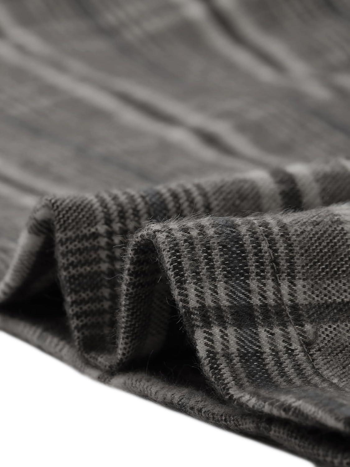 imageAllegra K Womens Plaid Overall Dress Vintage Checkered Suspender Skirt Short Pinafore DressBlack Grey