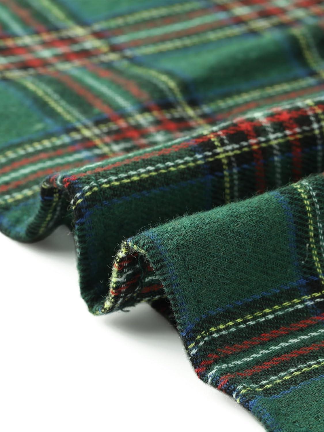 imageAllegra K Womens Plaid Pinafore Overall Dress Vintage Checks ALine Suspender Mini SkirtGreen