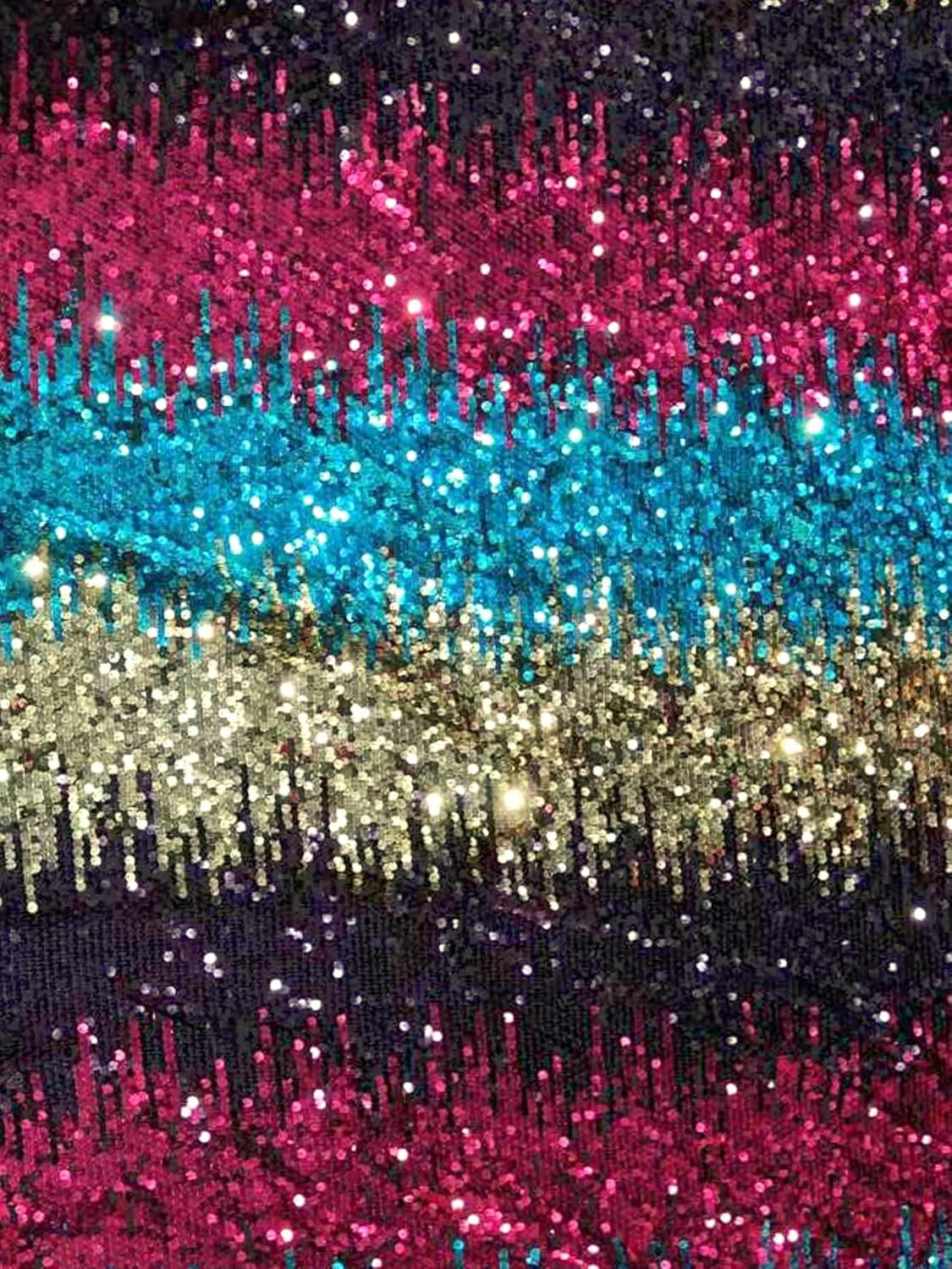 imageAllegra K Womens Sequined Shining Camisole Club Party Glitter Disco Sparkle Cami TopBlue Pink Purple Gold