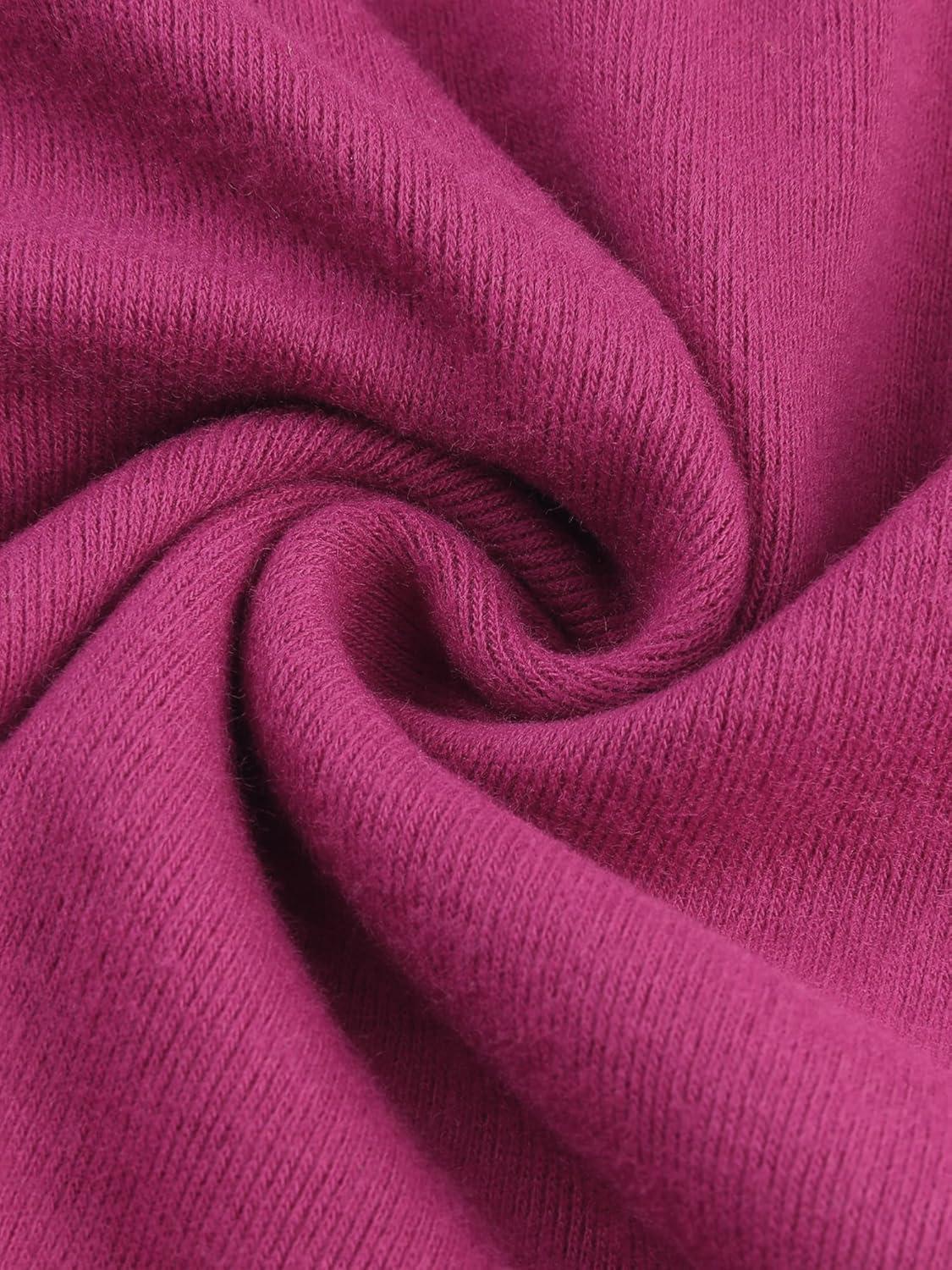 imageAllegra K Womens V Neck Blouse 34 Sleeves Solid Knitted Buttons Decor Ruched TopGrape Purple
