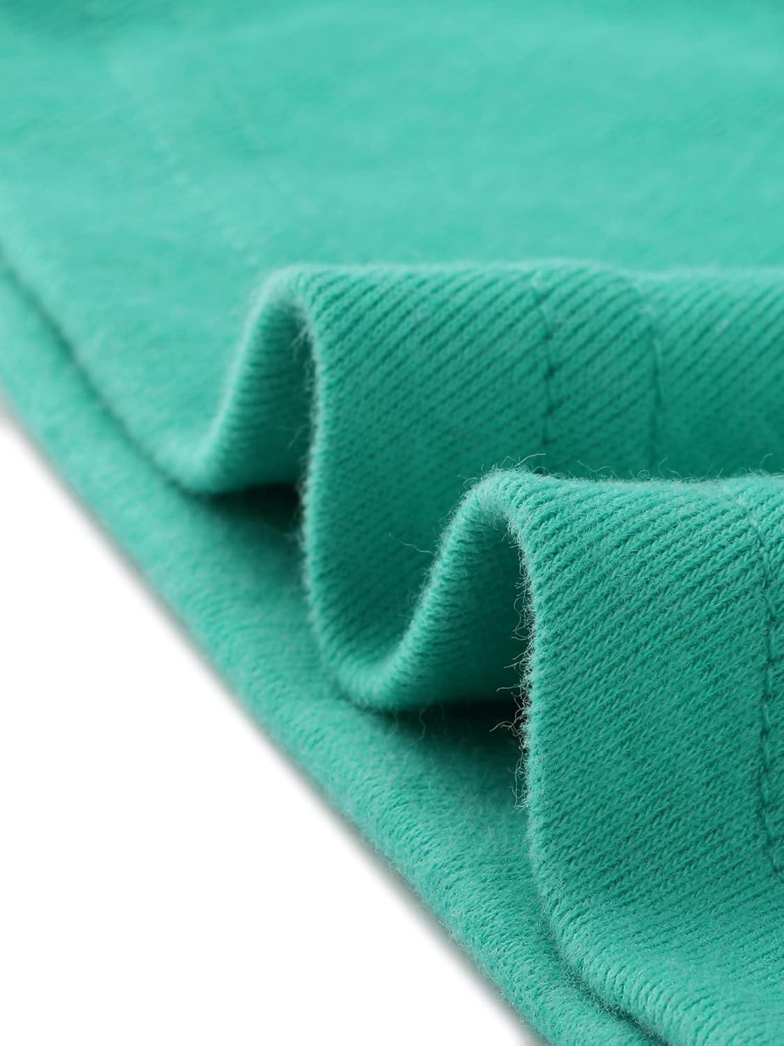 imageAllegra K Womens V Neck Blouse 34 Sleeves Solid Knitted Buttons Decor Ruched TopTurquoise Green
