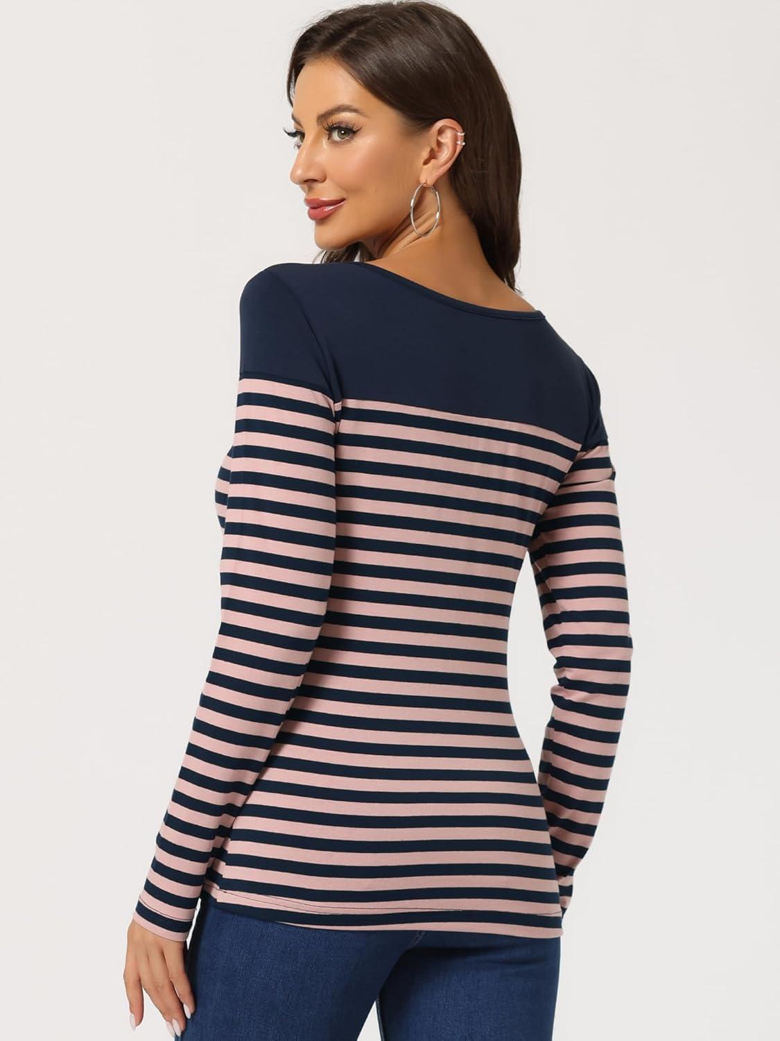 imageAllegra K womens CasualBlue Pink