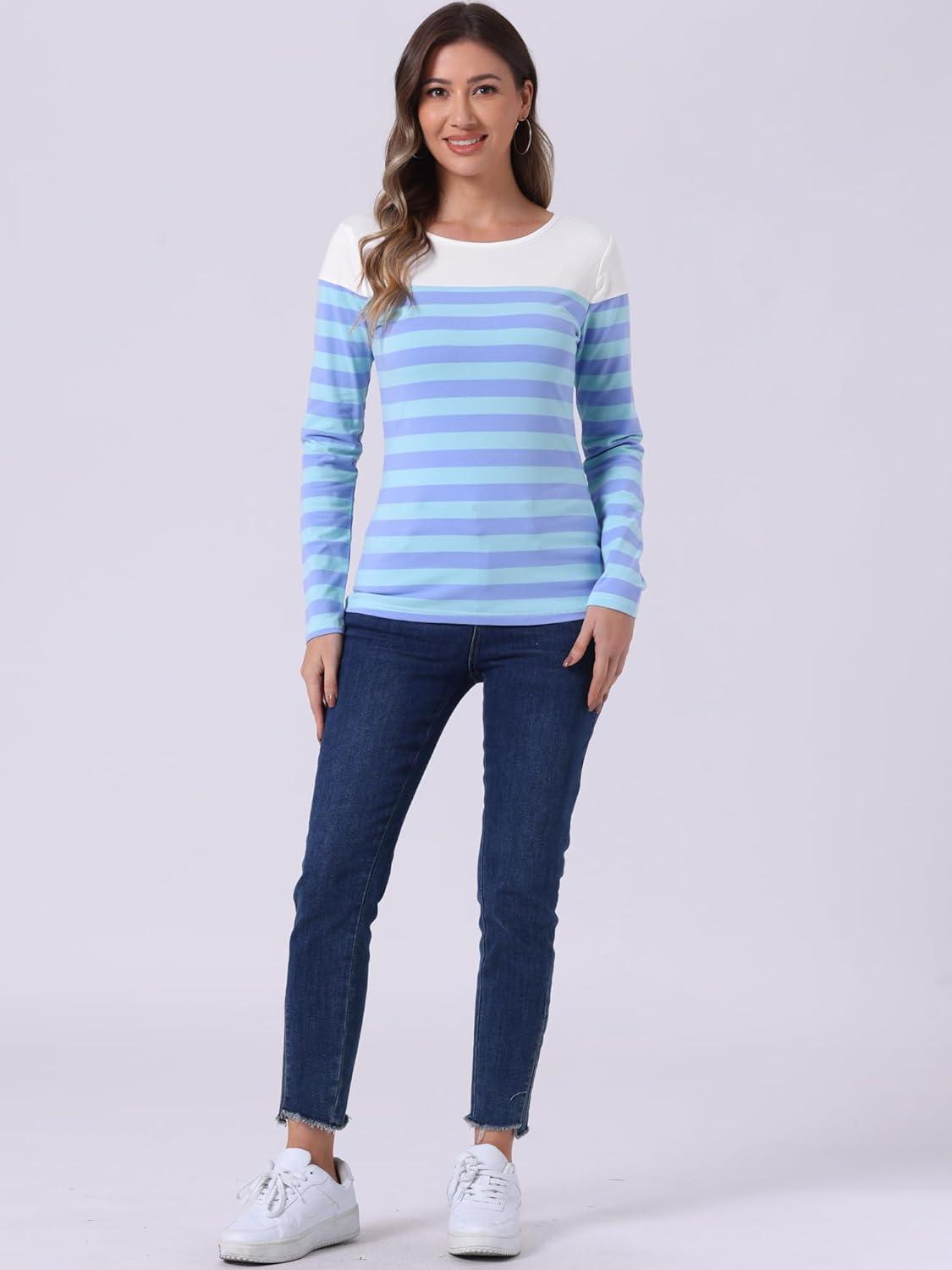 imageAllegra K womens CasualDark Light Blue