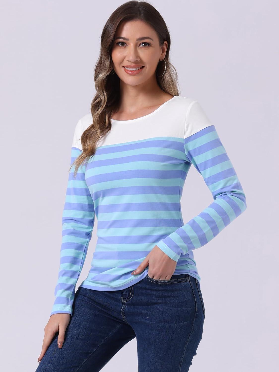 imageAllegra K womens CasualDark Light Blue
