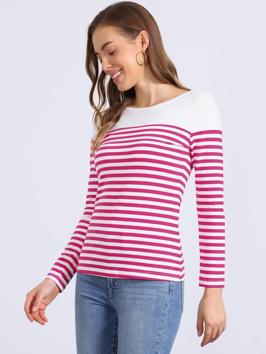 imageAllegra K womens CasualRose Red White
