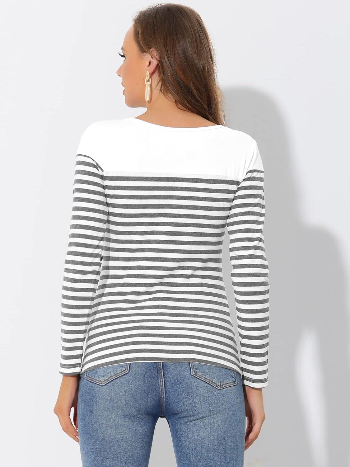imageAllegra K womens CasualWhite Gray
