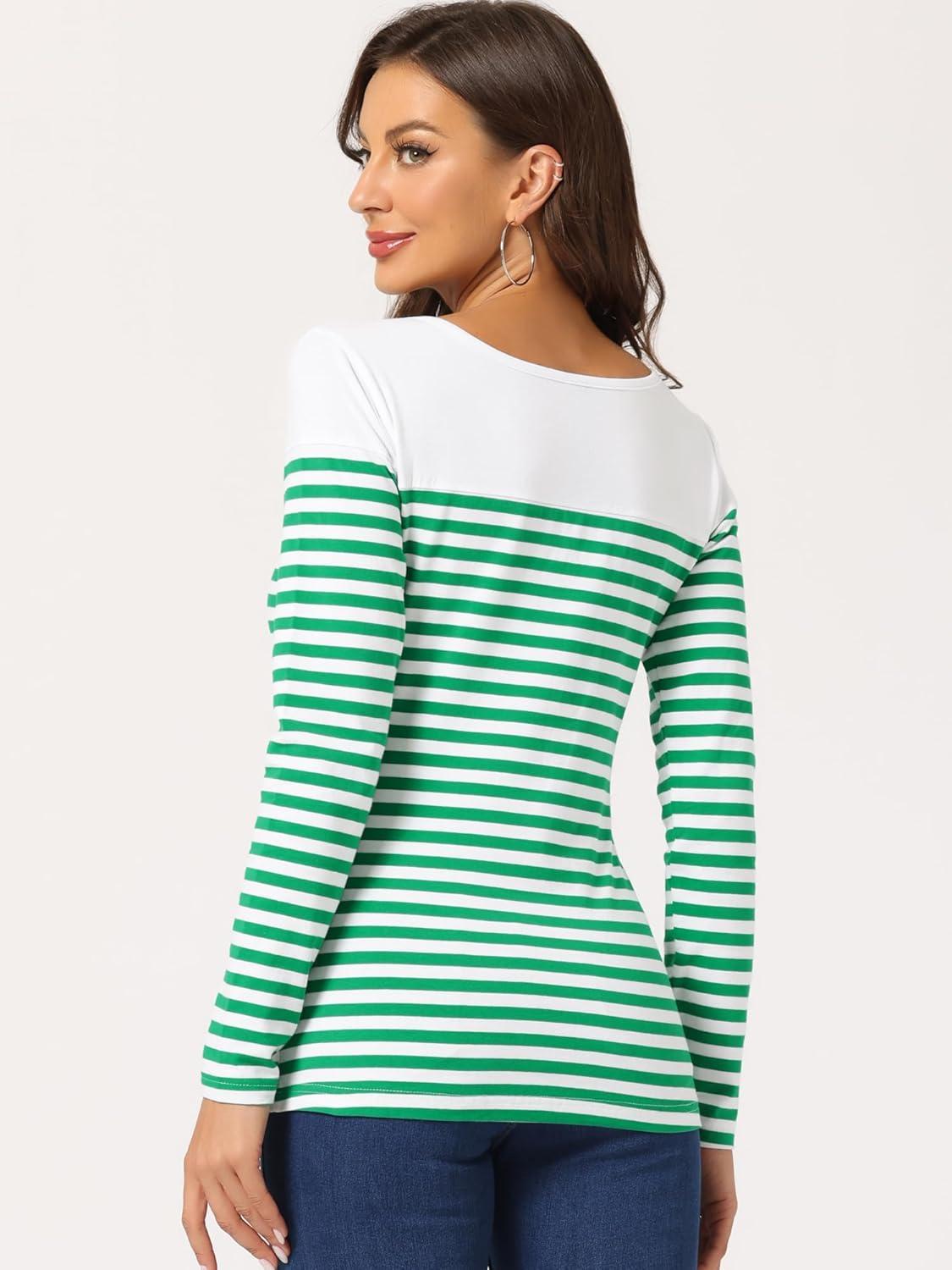 imageAllegra K womens CasualWhite Green