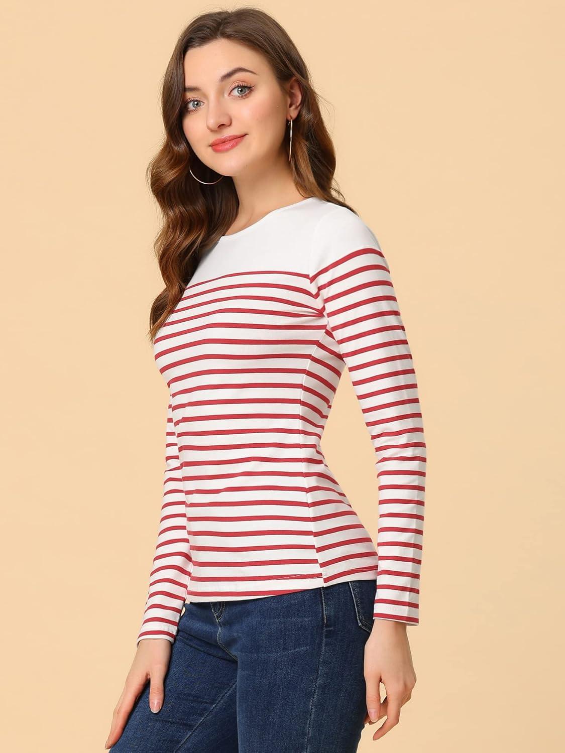 imageAllegra K womens CasualWhite Red