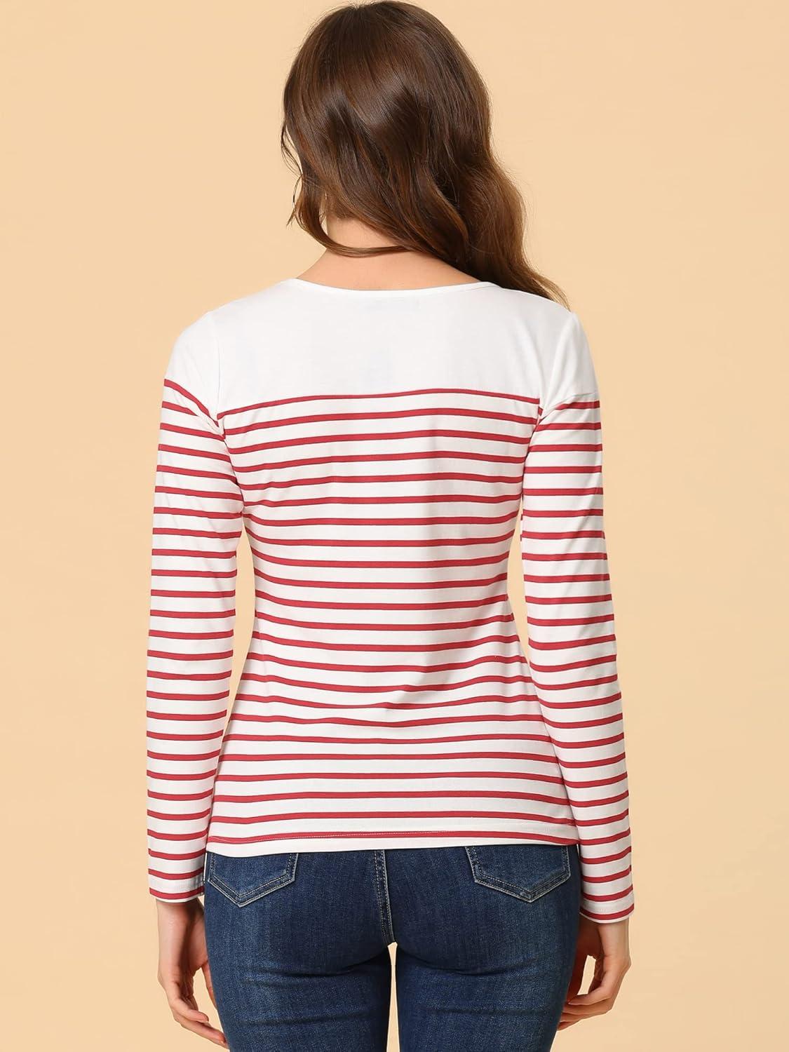 imageAllegra K womens CasualWhite Red