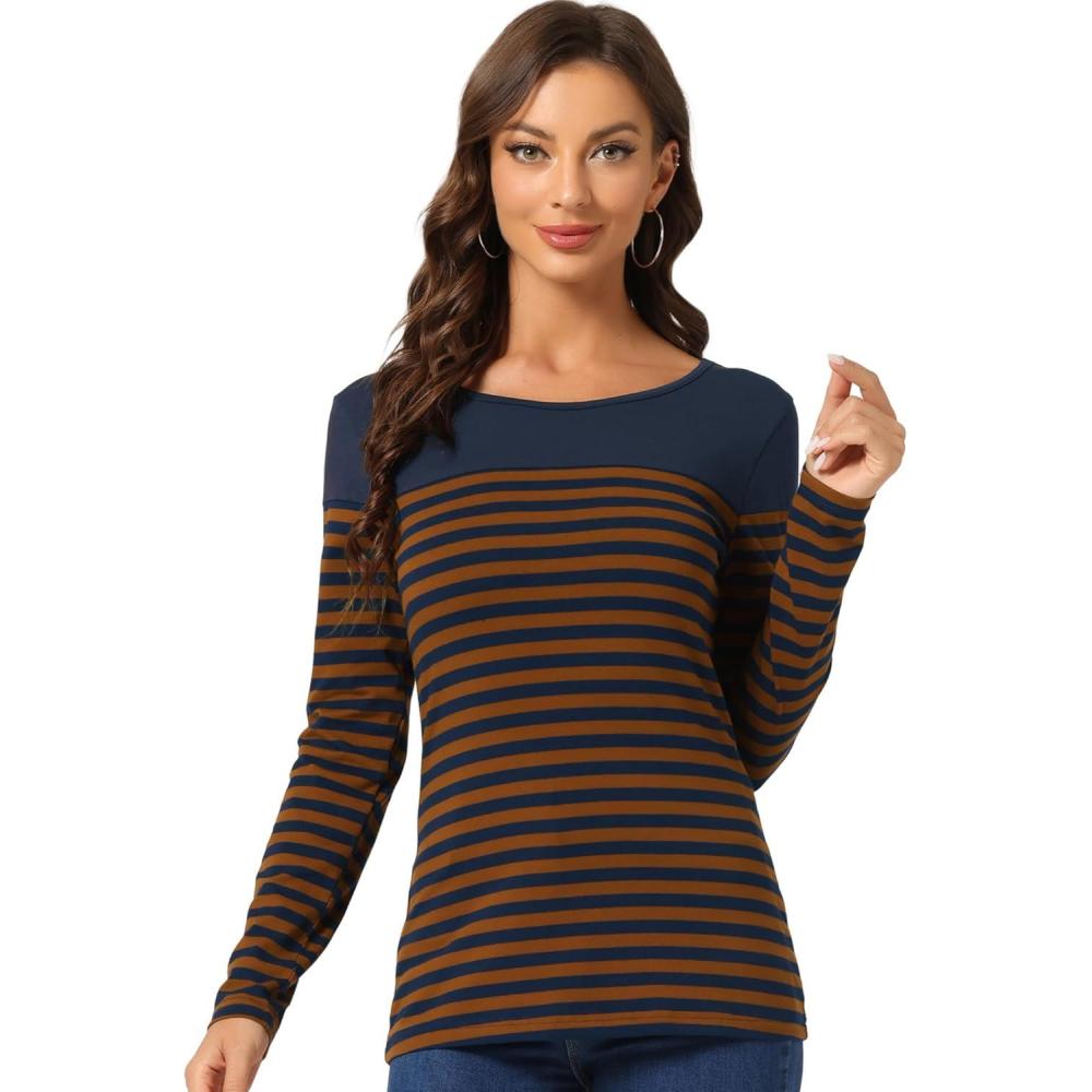 imageAllegra K womens CasualBlue Brown