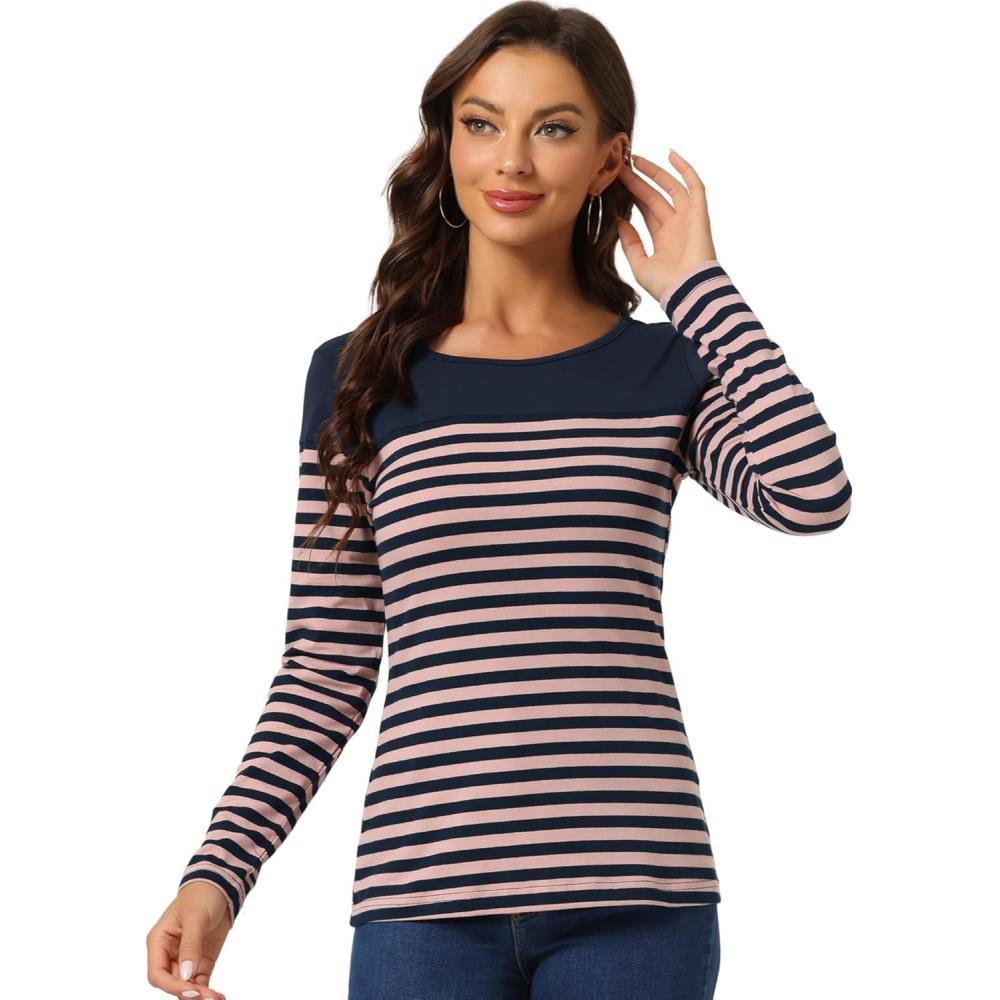 imageAllegra K womens CasualBlue Pink