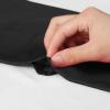imageAllegra K 6quot ExtraWide Silky Solid Color Long Scarves Ribbon Neckerchief Neck Wraps for WomenBlack