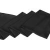 imageAllegra K 6quot ExtraWide Silky Solid Color Long Scarves Ribbon Neckerchief Neck Wraps for WomenBlack