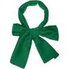 imageAllegra K 6quot ExtraWide Silky Solid Color Long Scarves Ribbon Neckerchief Neck Wraps for WomenDark Green