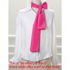 imageAllegra K 6quot ExtraWide Silky Solid Color Long Scarves Ribbon Neckerchief Neck Wraps for WomenFuchsia