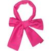 imageAllegra K 6quot ExtraWide Silky Solid Color Long Scarves Ribbon Neckerchief Neck Wraps for WomenFuchsia