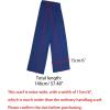 imageAllegra K 6quot ExtraWide Silky Solid Color Long Scarves Ribbon Neckerchief Neck Wraps for WomenNavy Blue
