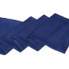 imageAllegra K 6quot ExtraWide Silky Solid Color Long Scarves Ribbon Neckerchief Neck Wraps for WomenNavy Blue