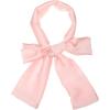 imageAllegra K 6quot ExtraWide Silky Solid Color Long Scarves Ribbon Neckerchief Neck Wraps for WomenPink