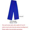 imageAllegra K 6quot ExtraWide Silky Solid Color Long Scarves Ribbon Neckerchief Neck Wraps for WomenRoyal Blue