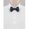 imageAllegra K Mens Solid Color Selftied for Formal Wedding Party Tuxedo Bow TiesDeep Gray