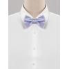 imageAllegra K Mens Solid Color Selftied for Formal Wedding Party Tuxedo Bow TiesLight Purple
