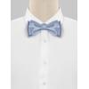 imageAllegra K Mens Solid Color Selftied for Formal Wedding Party Tuxedo Bow TiesSilver