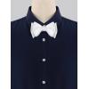 imageAllegra K Mens Solid Color Selftied for Formal Wedding Party Tuxedo Bow TiesWhite
