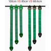 imageAllegra K Plus Size Interlock Buckle 8shaped Faux Leather Elastic Belt Cinch Waistband for LadyGreen