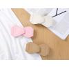 imageAllegra K Plus Size Interlock Buckle 8shaped Faux Leather Elastic Belt Cinch Waistband for LadyLight Pink