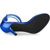 imageAllegra K Womens Clear Strap Stiletto Heel Lace Up Heels SandalsDark Blue
