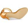 imageAllegra K Womens Clear Strap Stiletto Heel Lace Up Heels SandalsOrange