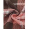 imageAllegra K Womens Cotton Classic Button Down Western Plaid ShirtPink Brown