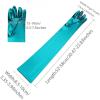 imageAllegra K Womens Long Gloves 1920S Evening Party Full Finger Mittens Elegant Opera GloveTeal Green