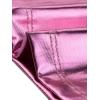 imageAllegra K Womens Metallic Shiny Halloween Party Tank Top Sleeveless Deep V Neck Camisole TopsPink